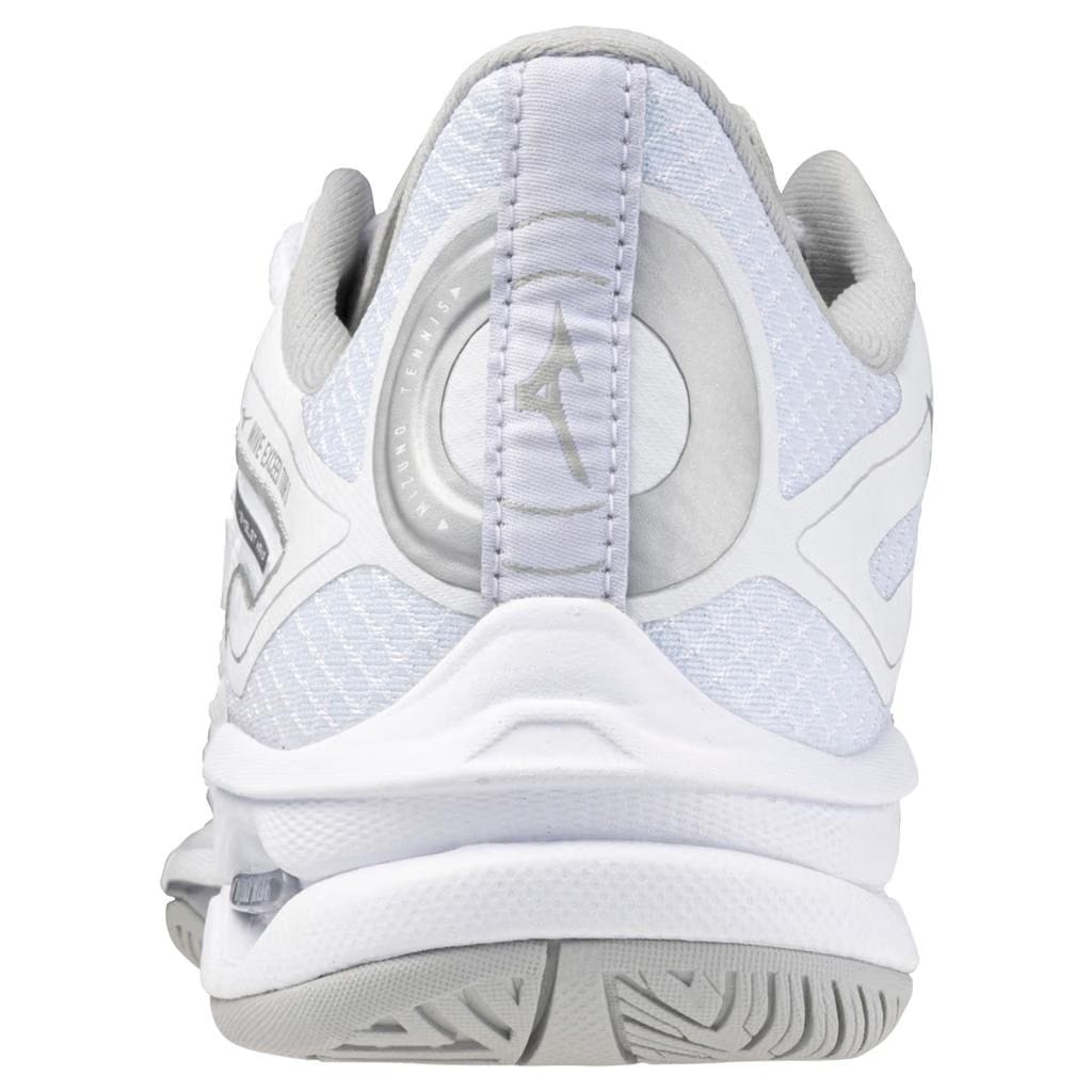 Mizuno Wave Exceed Tour 6 Ac Women's Tennis Shoe White Silver