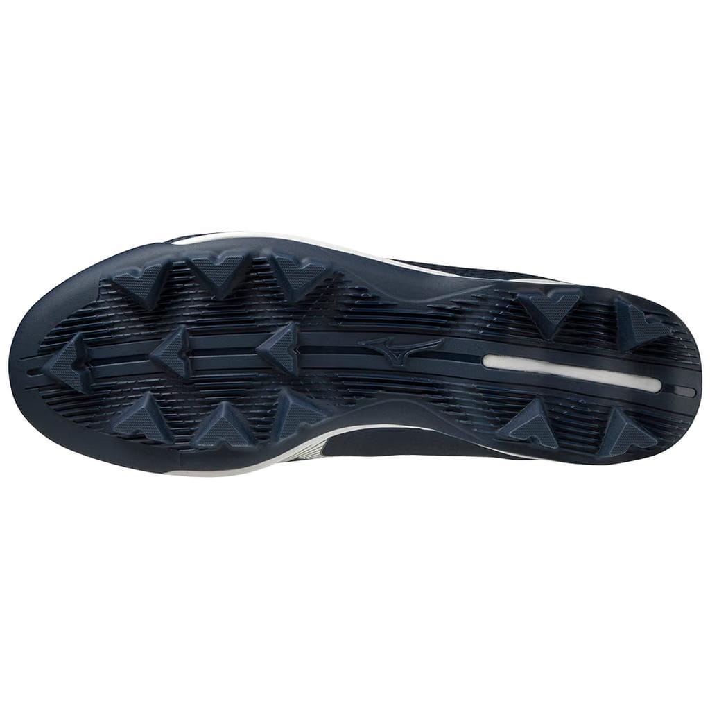 Mizuno Wave Lightrevo Tpu Men's Molded Low Baseball Cleat Navy White