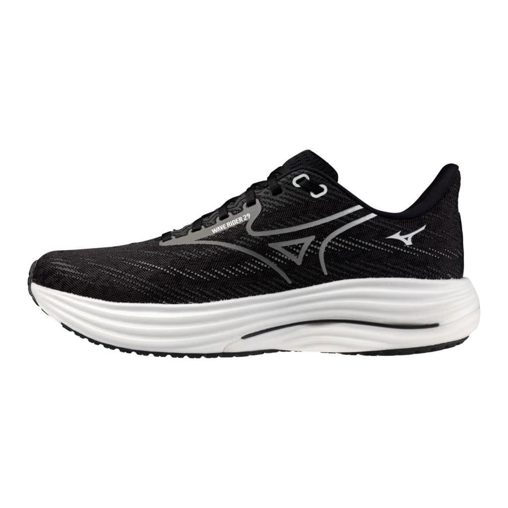 Mizuno Men's Wave Rider 29 Running Shoe Black Sand Quiet Shade