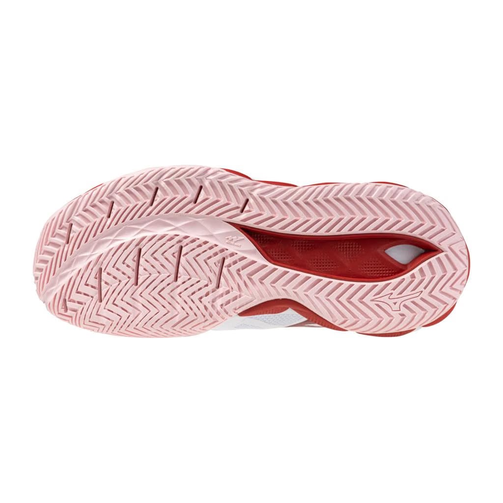 Mizuno Wave Enforce Tour 2 Ac Women's Tennis Shoe White Pinkesque