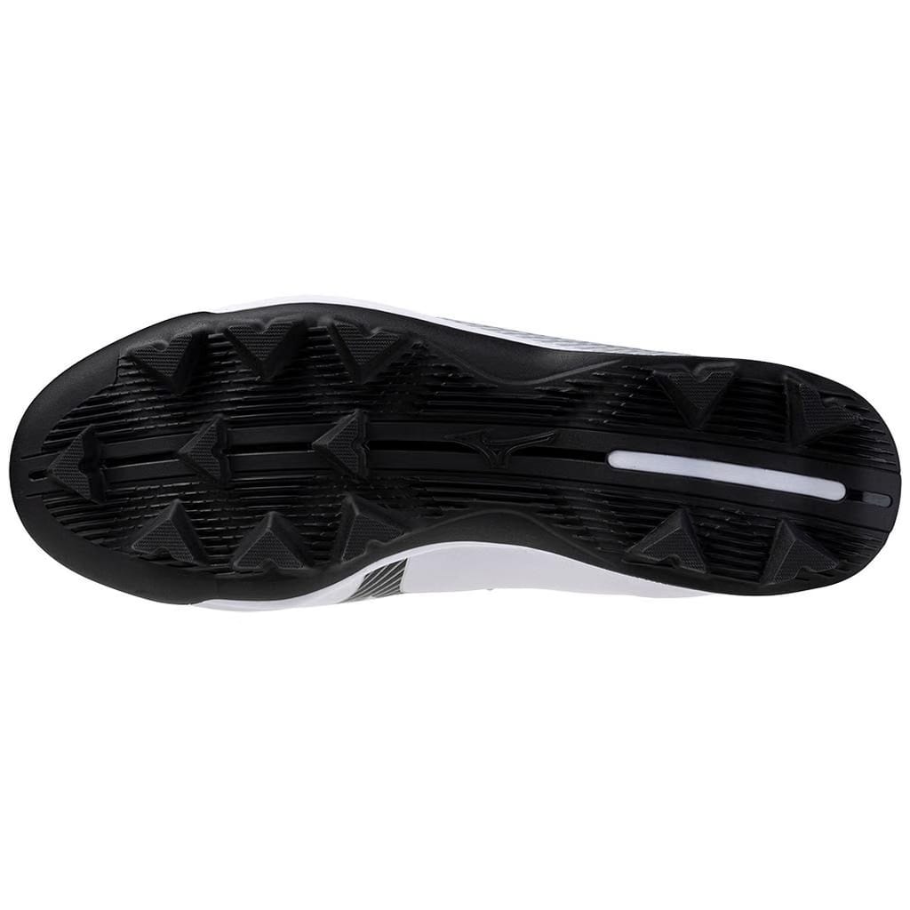 Mizuno Wave Lightrevo Tpu Men's Molded Low Baseball Cleat White Black