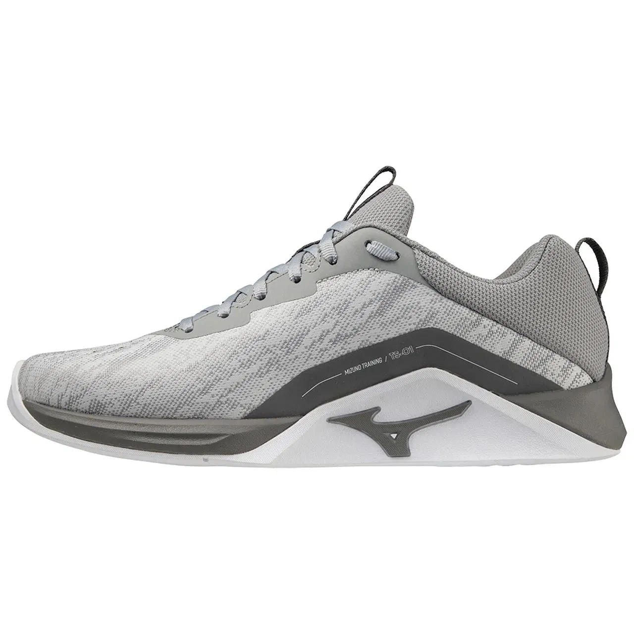 Mizuno Women's Ts 01 Training Shoe Grey White