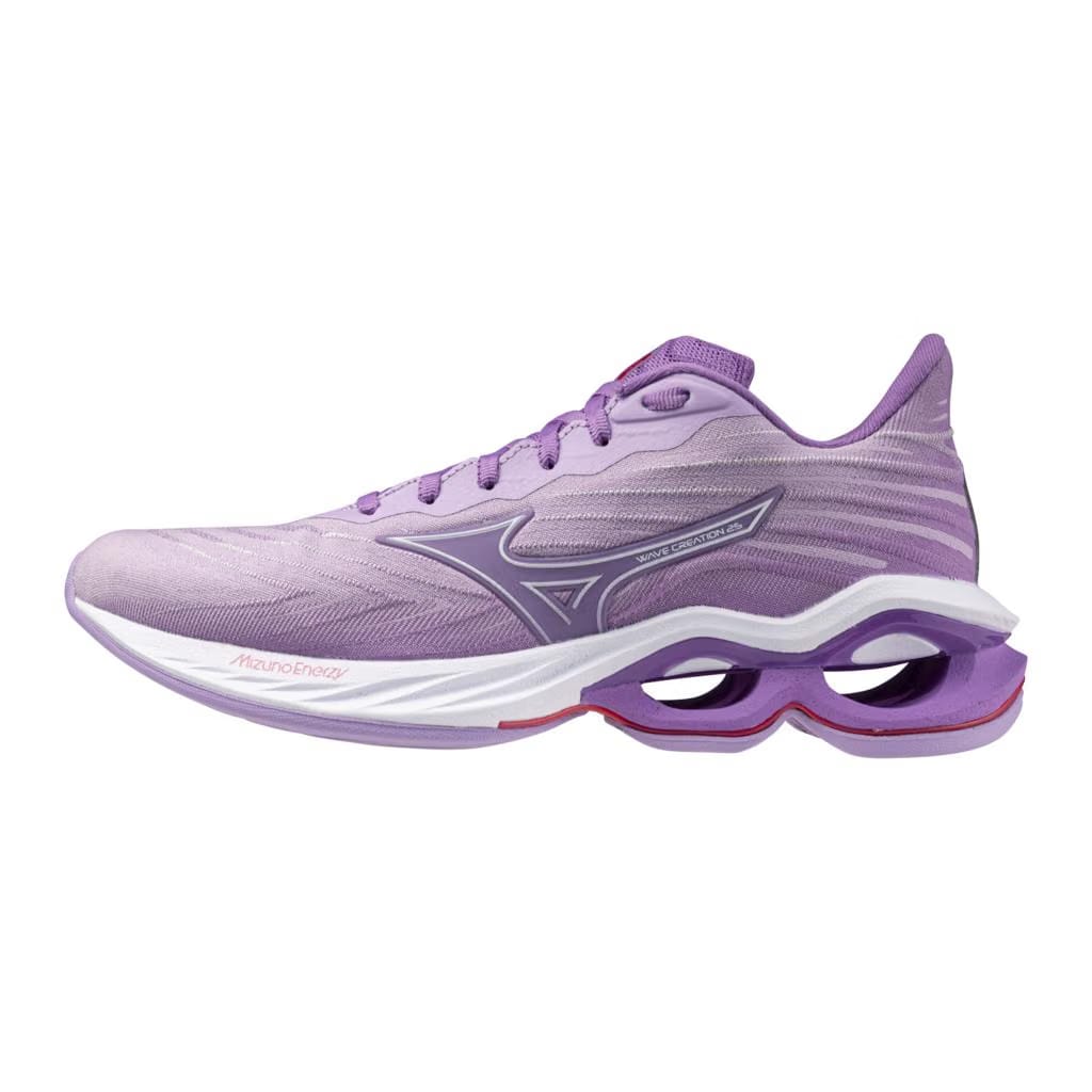 Mizuno Women's Wave Creation 25 Ssw Running Shoe Crocus Petal White