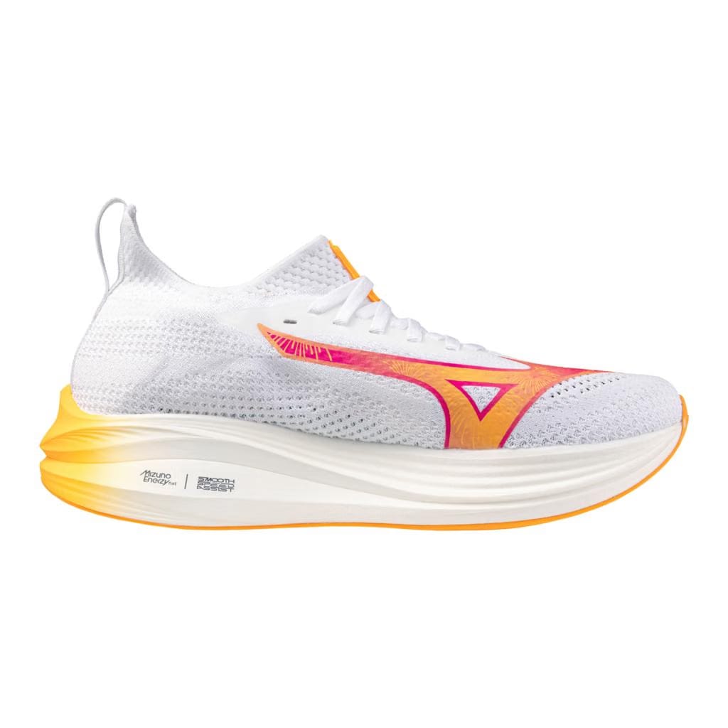 Mizuno Unisex Neo Zen Hanabi Pack Running Shoe White Tang Orange