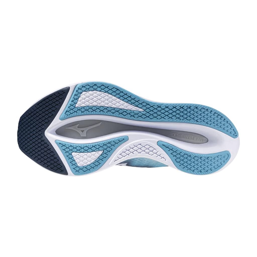 Mizuno Women's Wave Rebellion Flash 2 Running Shoe River Blue Wing Teal