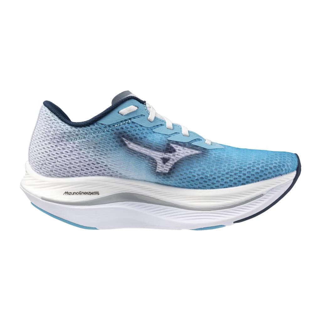 Mizuno Women's Wave Rebellion Flash 2 Running Shoe River Blue Wing Teal