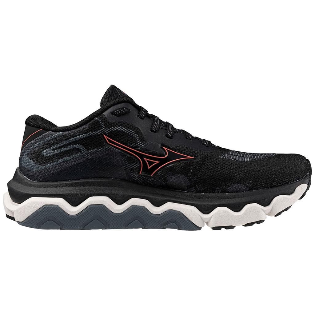 Mizuno Women's Wave Horizon 7 D Running Shoe Black Dubarry
