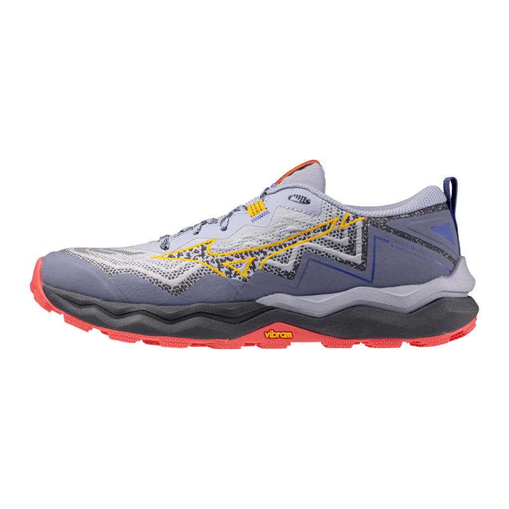 Mizuno Women's Wave Daichi 9 Trail Running Shoe Icelandic Blue Citrus