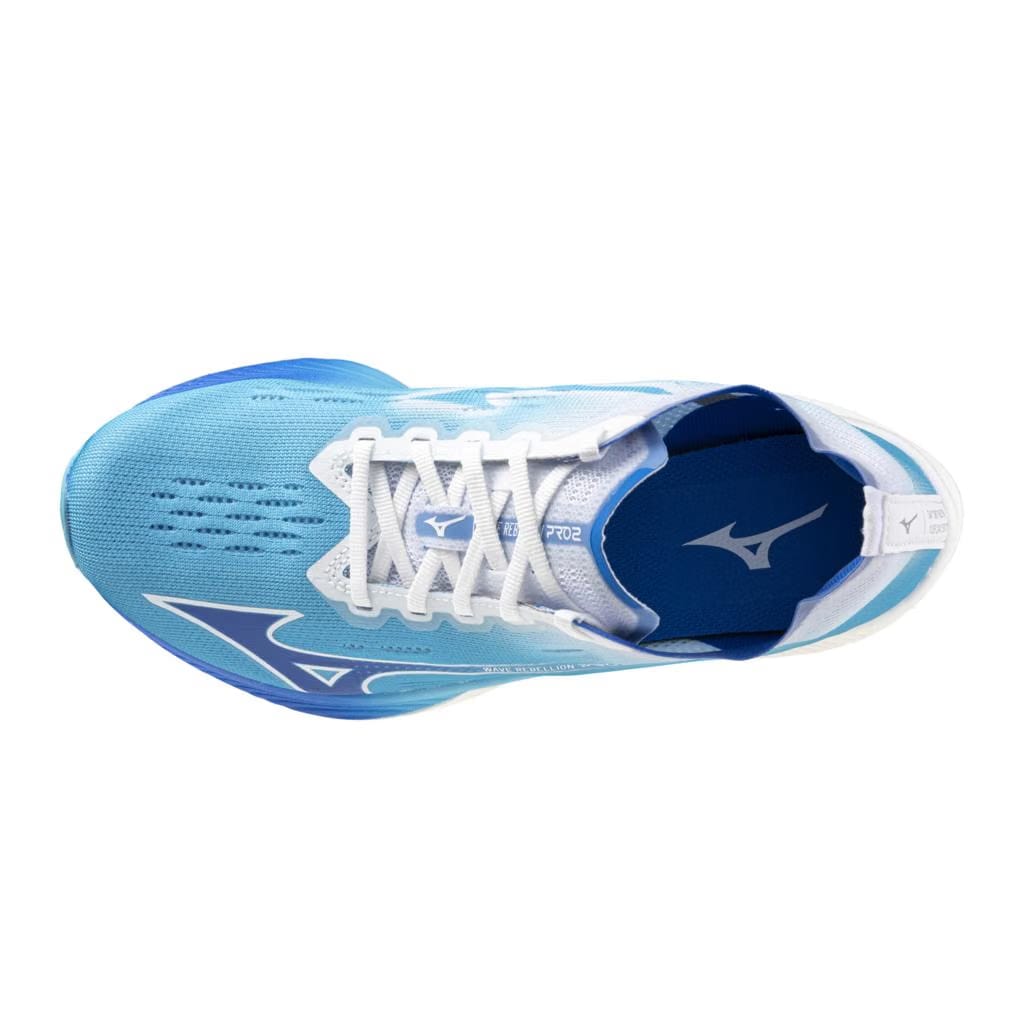 Mizuno Women's Wave Rebellion Pro 2 Running Shoe River Blue Mugen