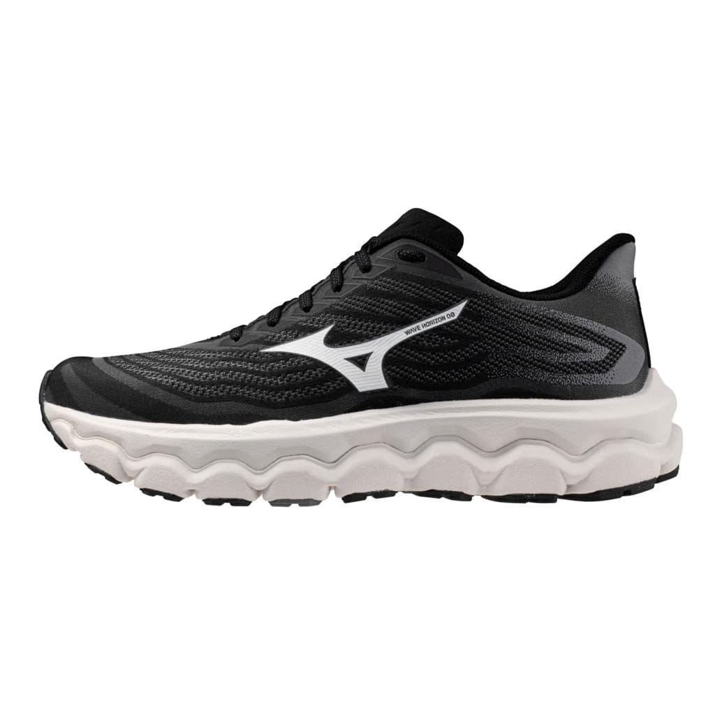Mizuno Men's Wave Horizon 8 Running Shoe Black White