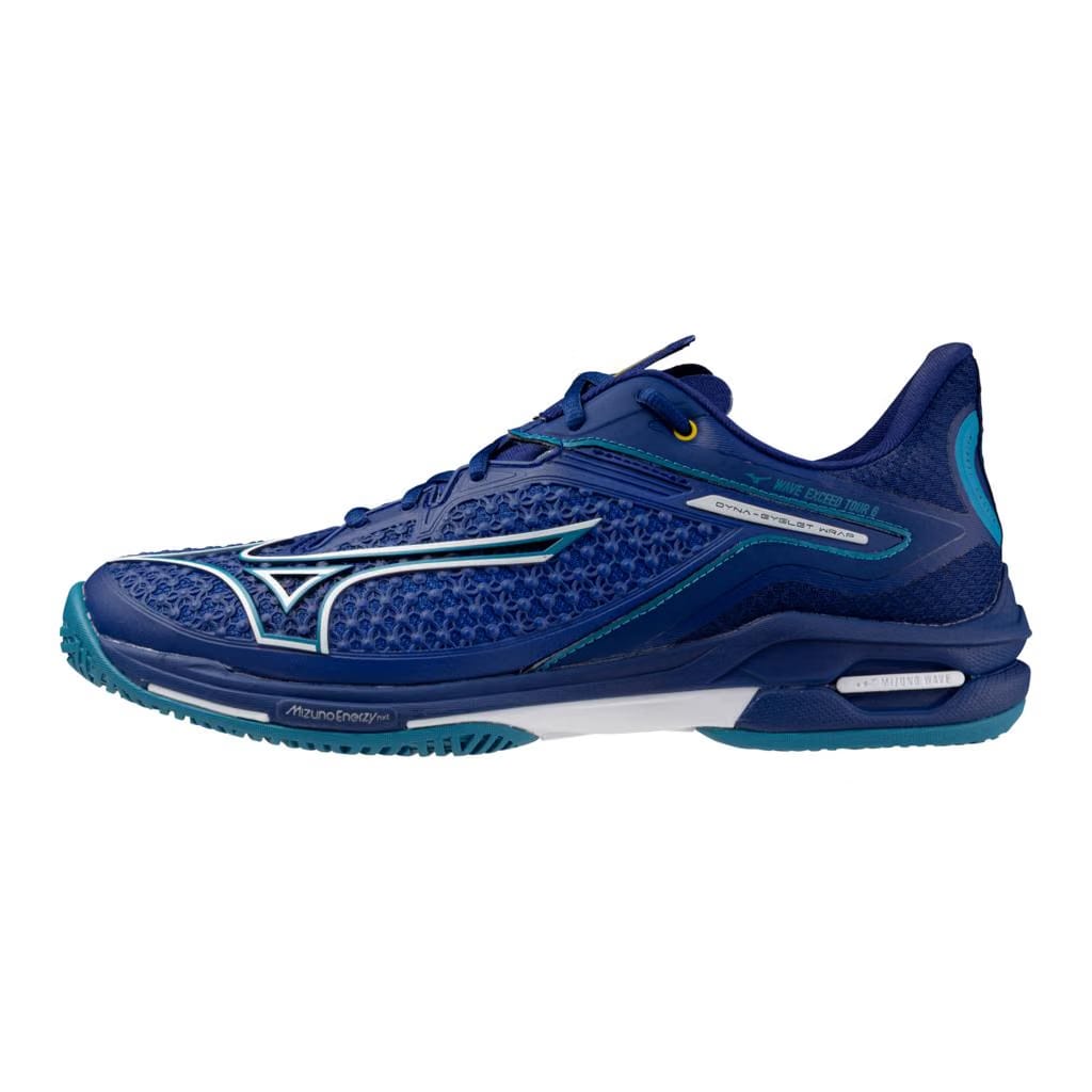 Mizuno Wave Exceed Tour 6 Ac Men's Tennis Shoe Bellwether Blue White
