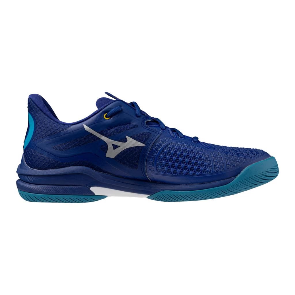 Mizuno Wave Exceed Tour 6 Ac Men's Tennis Shoe Bellwether Blue White
