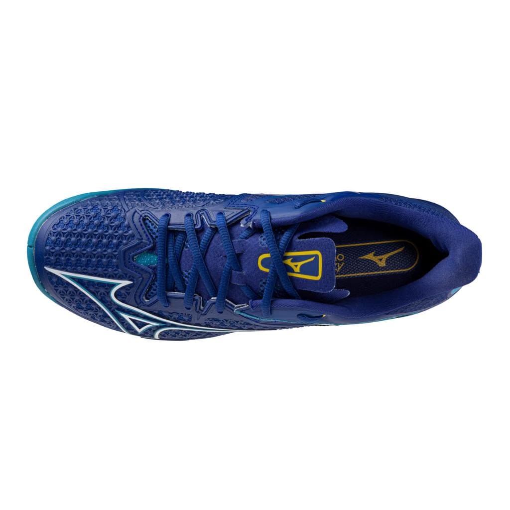 Mizuno Wave Exceed Tour 6 Ac Men's Tennis Shoe Bellwether Blue White