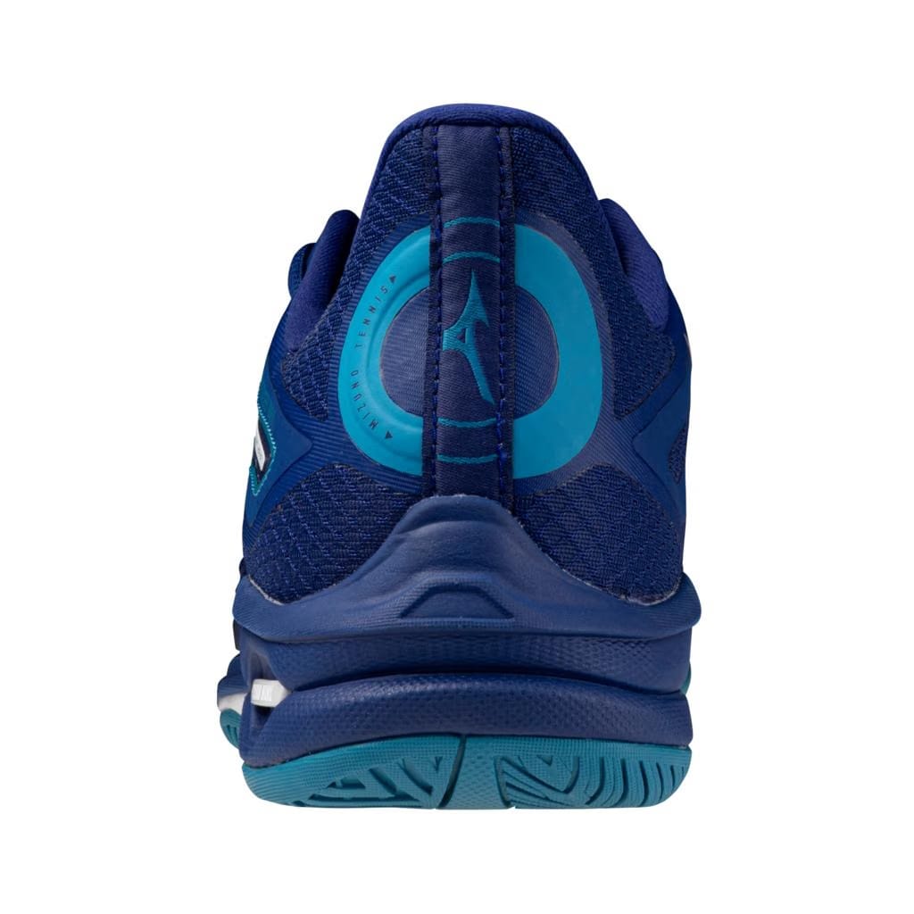 Mizuno Wave Exceed Tour 6 Ac Men's Tennis Shoe Bellwether Blue White