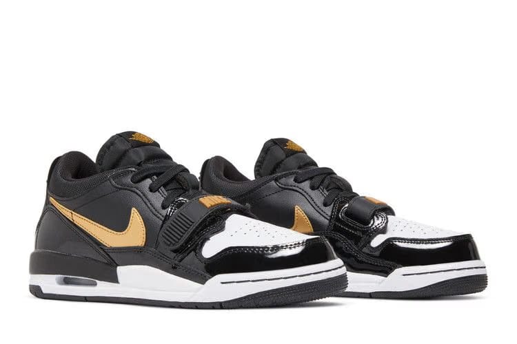 Jordan Legacy 312 Low GS Black Metallic Gold