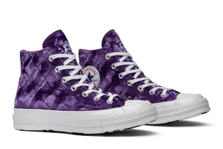 Golf Le Fleur x Chuck 70 Hi Quilted Velvet Tillandsia Purple