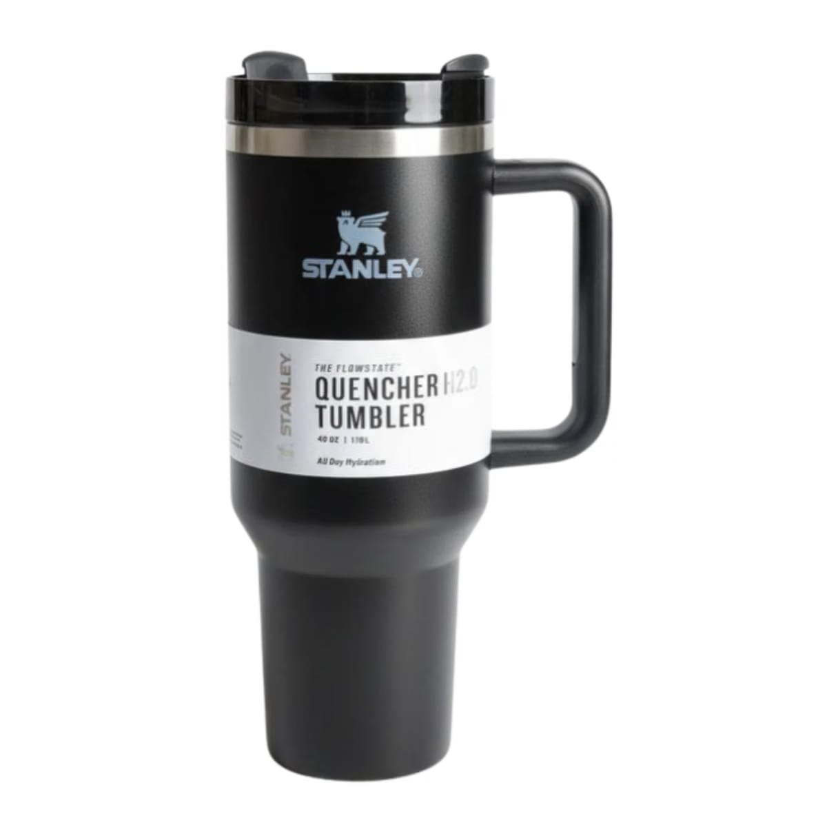 STANLEY Black Single Stainless Steel Solid Double Wall Vacuum Water Bottle