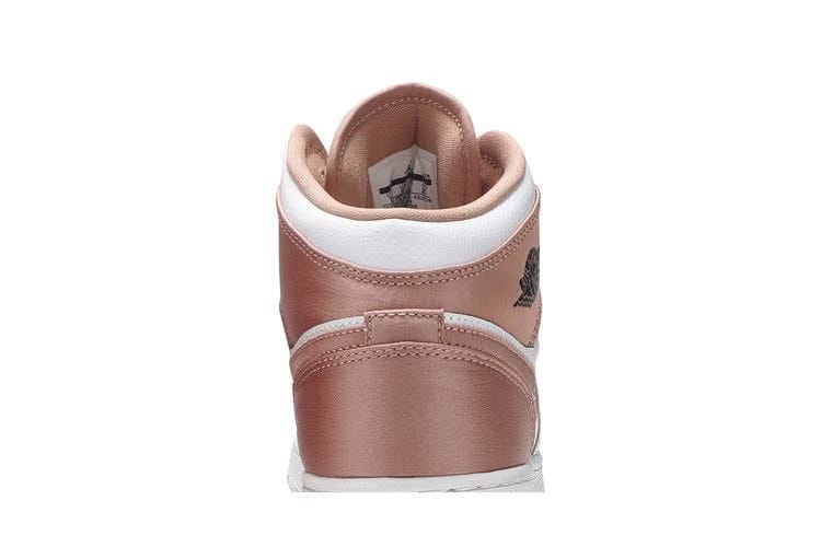 Air Jordan 1 Mid GS White Rose Gold