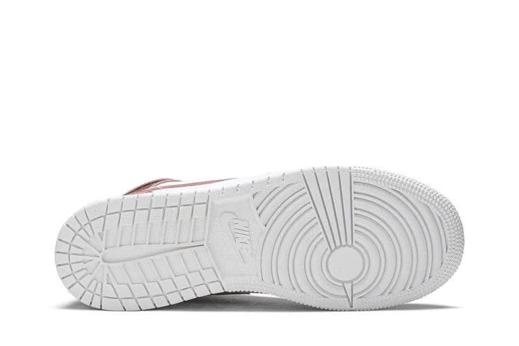 Air Jordan 1 Mid GS White Rose Gold