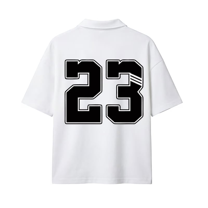 23 Be Autyst Quarter Zip White T-Shirt