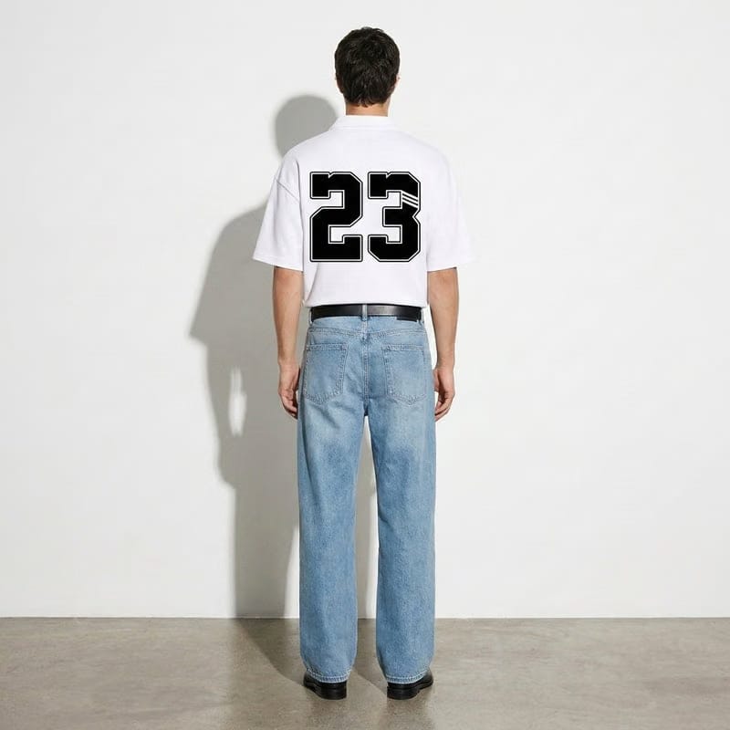 23 Be Autyst Quarter Zip White T-Shirt