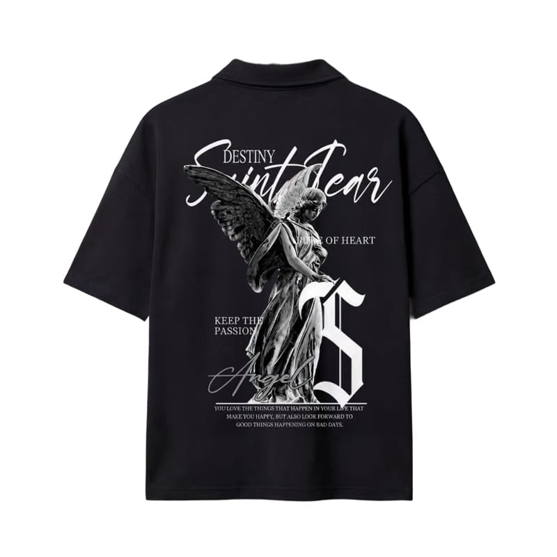 Destiny Be Autyst Quarter Zip Black T-Shirt