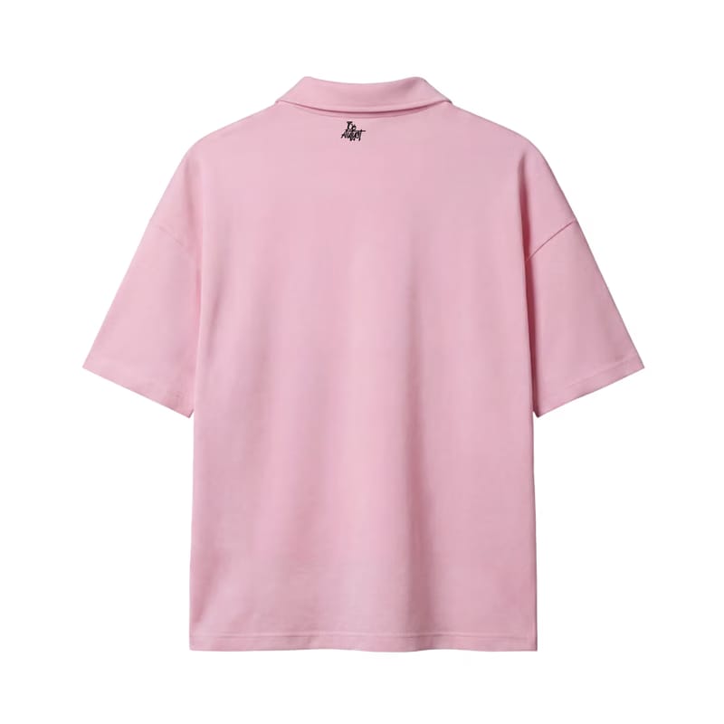 Racing Be Autyst Quarter Zip Pink T-Shirt