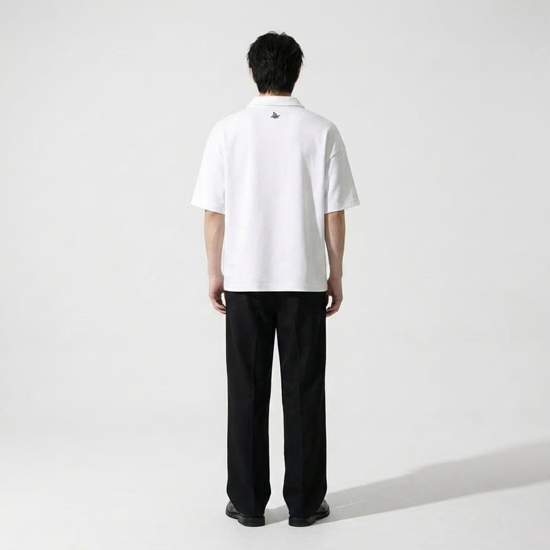 Racing Be Autyst Quarter Zip White T-Shirt