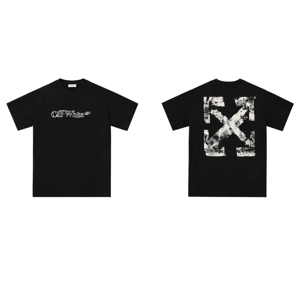 Off-White Paint Arrow Skate T-shirt black