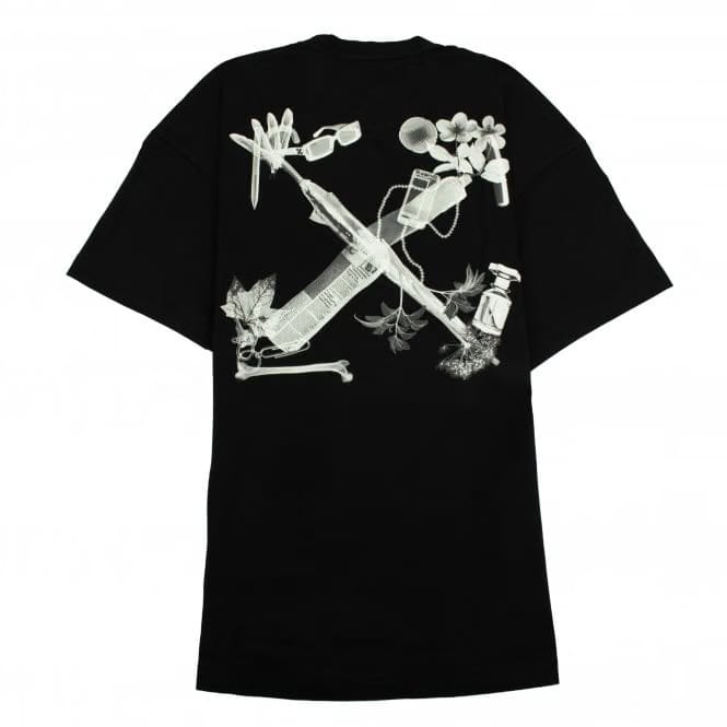 Off-White Scan Arr Over S/S T Shirt Black/grey