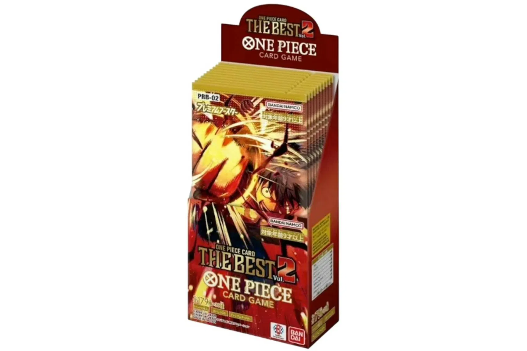 2025 Bandai One Piece The Best Vol. 2 (PRB-02) Booster Box