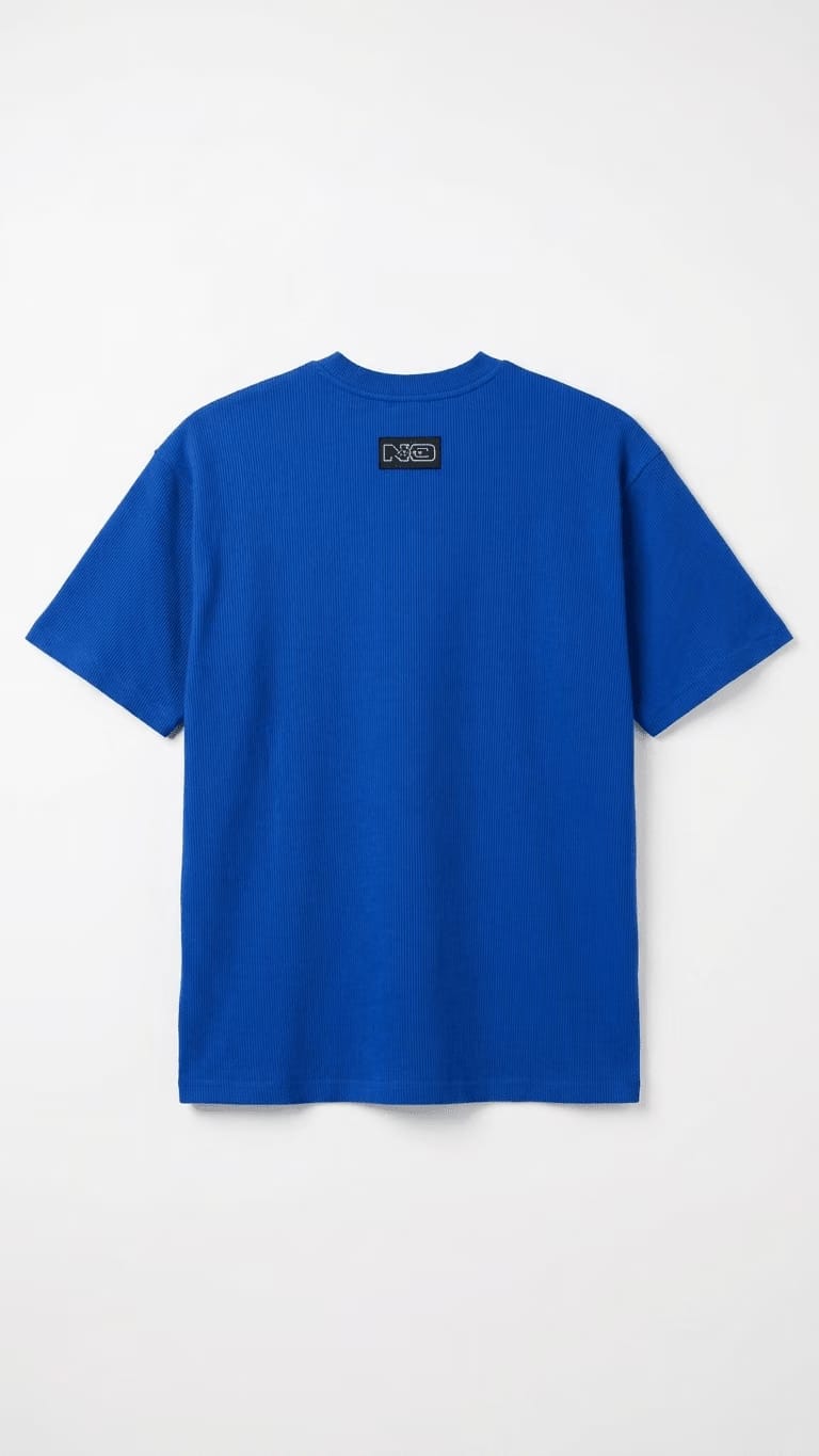 God's Plan | Waffle T-Shirt | Blue