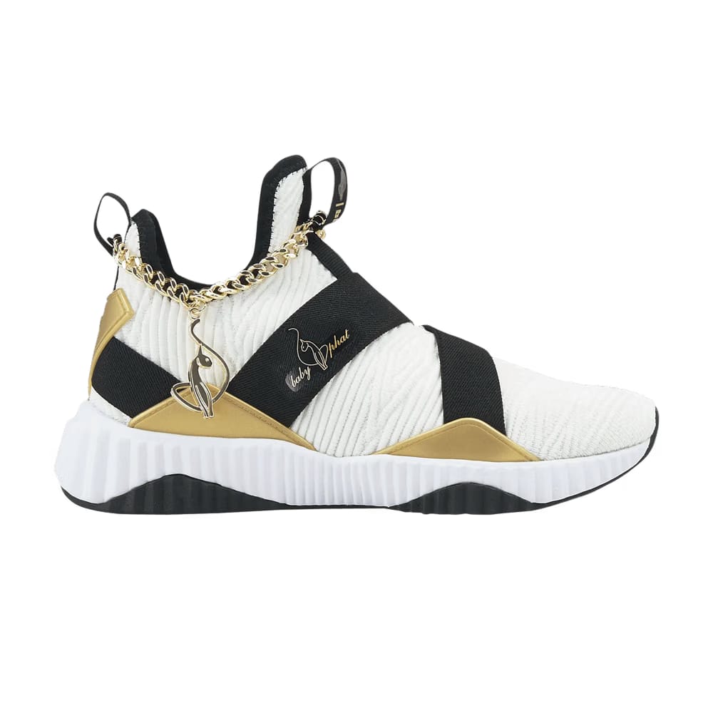 Baby Phat x Wmns Defy Mid 'White Black Gold'