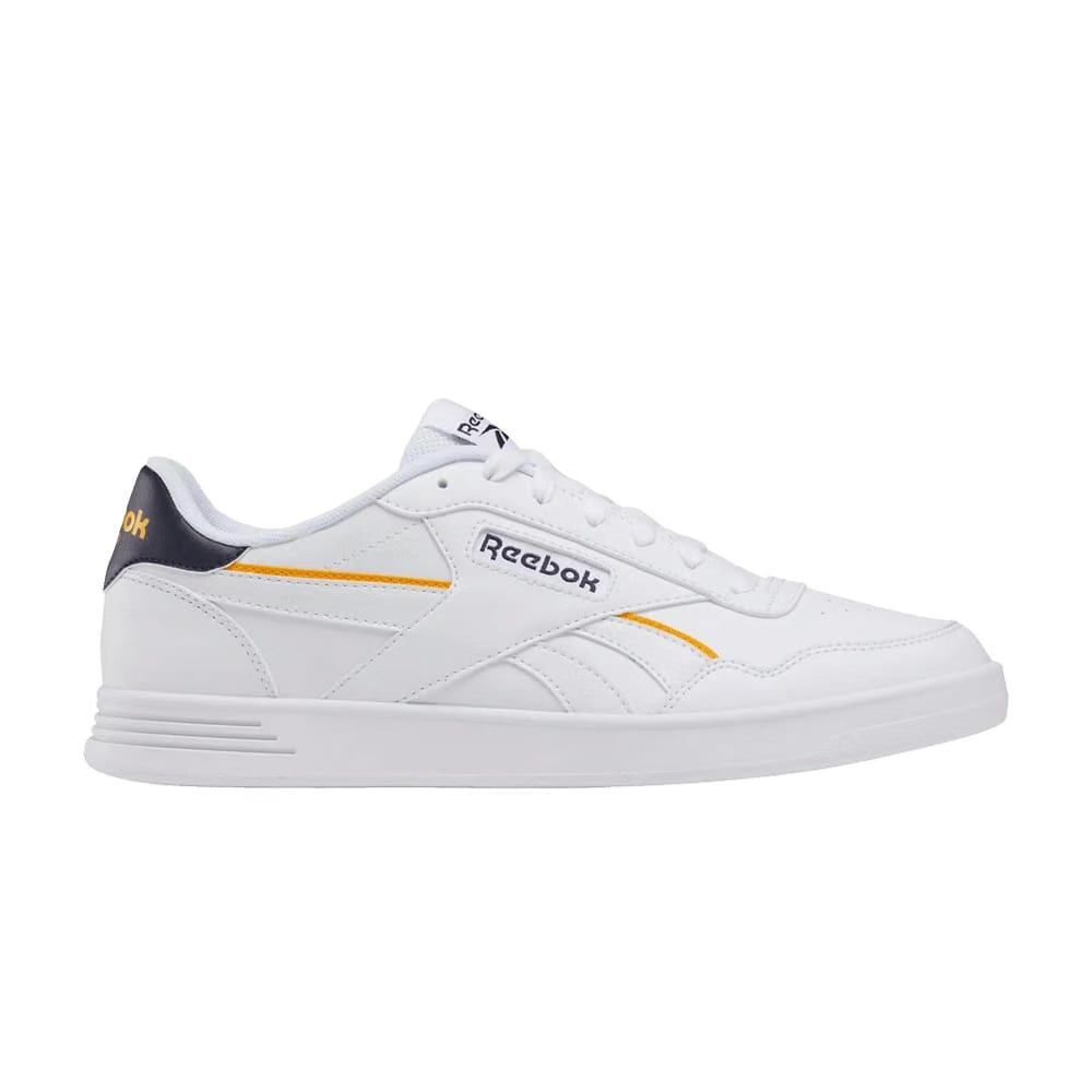 Court Advance Vegan White Vector Navy Gold