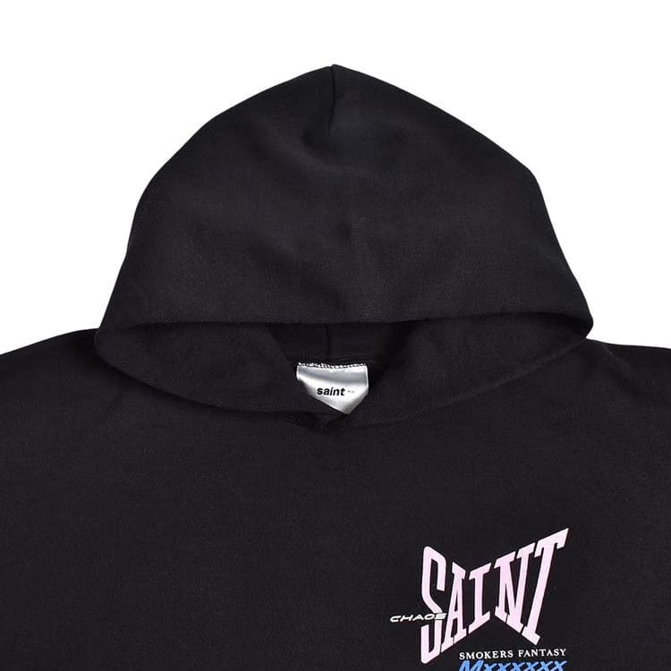 SAINT Mxxxxxx Ribbon Saint Hoodie Black