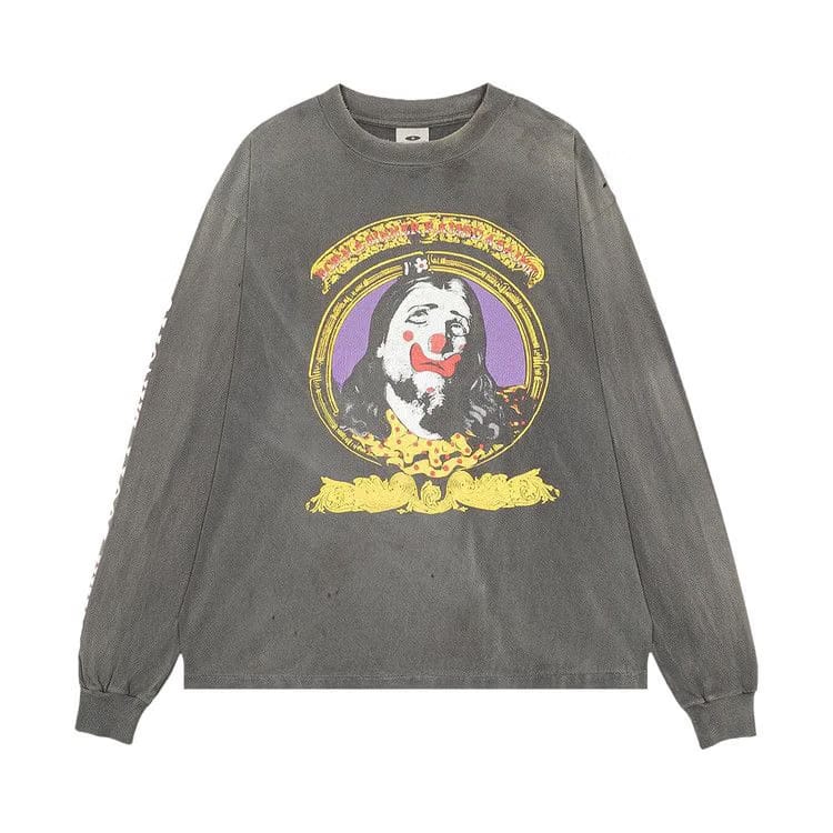 SAINT Mxxxxxx Born Saint Long-Sleeve T-Shirt Black