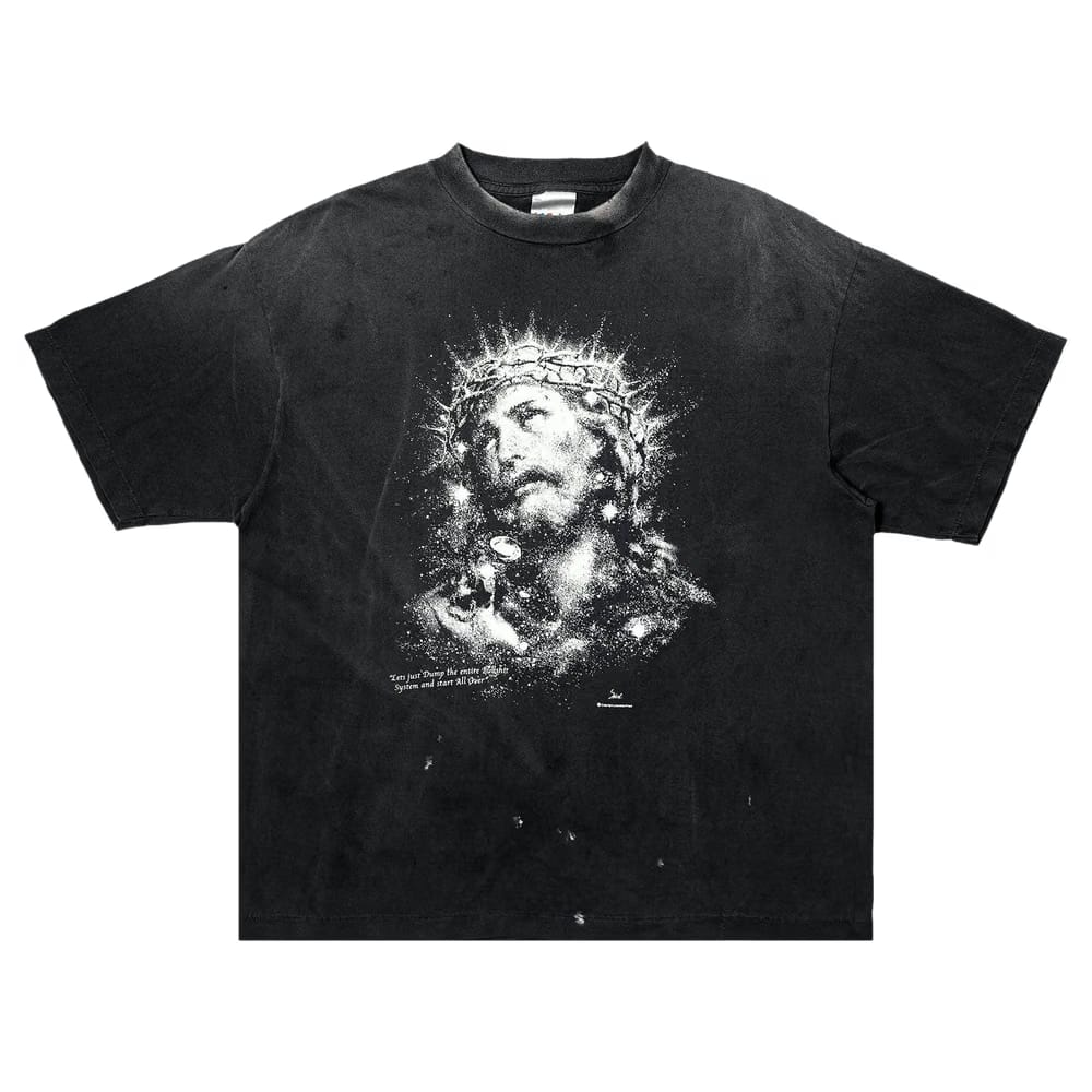 SAINT Mxxxxxx Saint Yourself Shorts-Sleeve T-Shirt Black