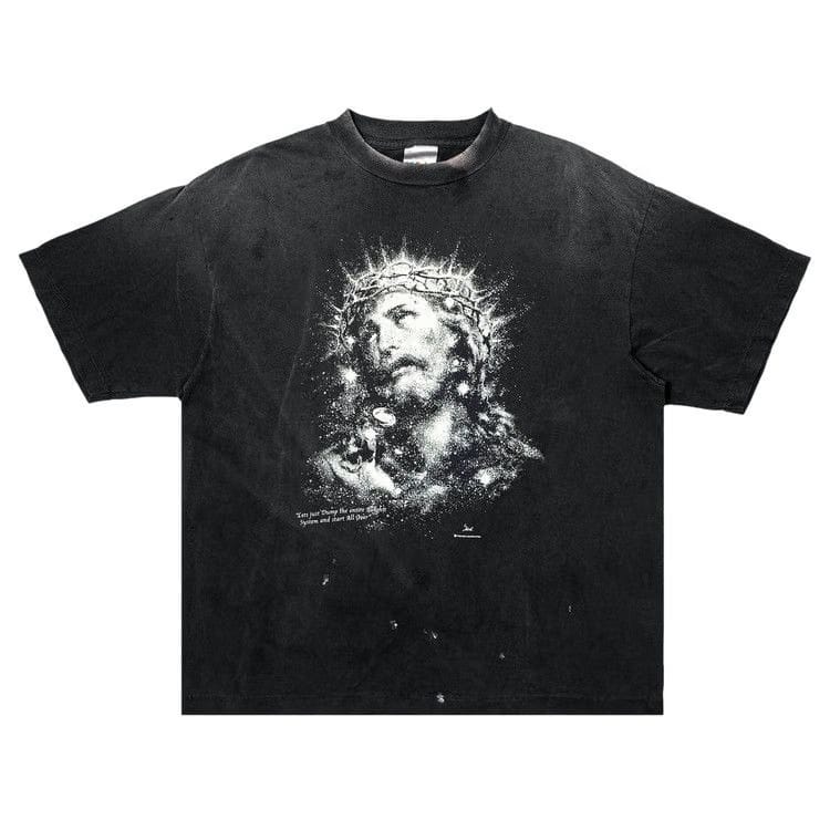 SAINT Mxxxxxx Saint Yourself Shorts-Sleeve T-Shirt Black