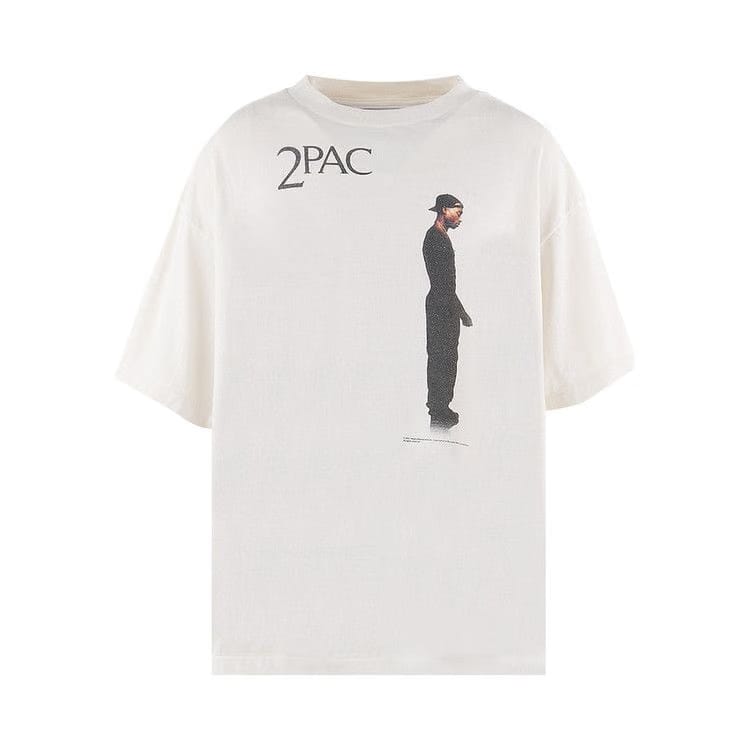SAINT Mxxxxxx 2Pac Shorts-Sleeve T-Shirt White