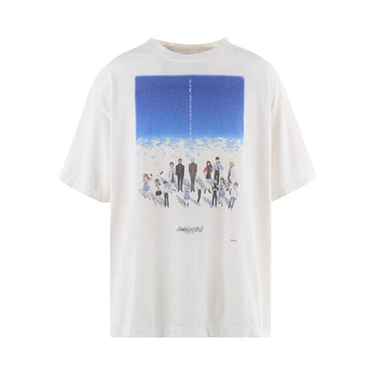SAINT Mxxxxxx x Evangelion x GEEKS RULE T-Shirt Blue/White