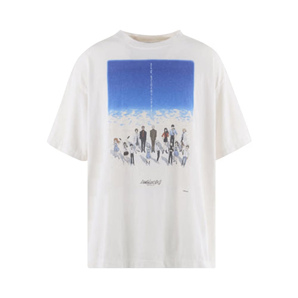 SAINT Mxxxxxx x Evangelion x GEEKS RULE T-Shirt Blue/White