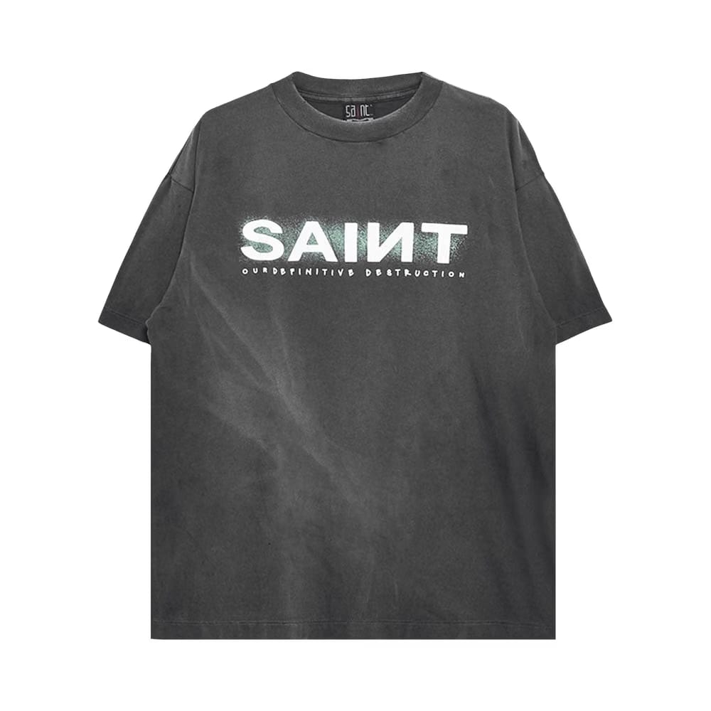 SAINT Mxxxxxx Saint Shorts-Sleeve T-Shirt Black