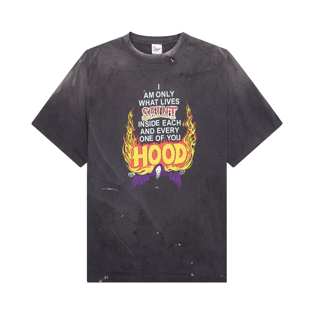 SAINT Mxxxxxx x Neighborhood Hood T-Shirt Black