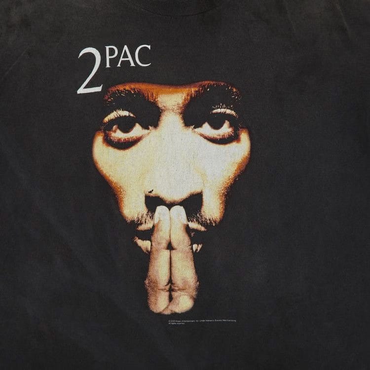 SAINT Mxxxxxx 2Pac Shorts-Sleeve T-Shirt Black