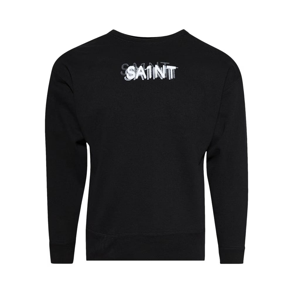 SAINT Mxxxxxx 7 Deadly Crewneck Sweatshirt Black