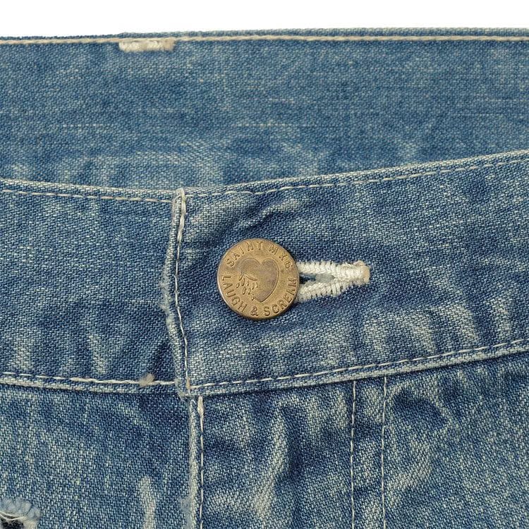 SAINT Mxxxxxx Double Knee Denim Blue