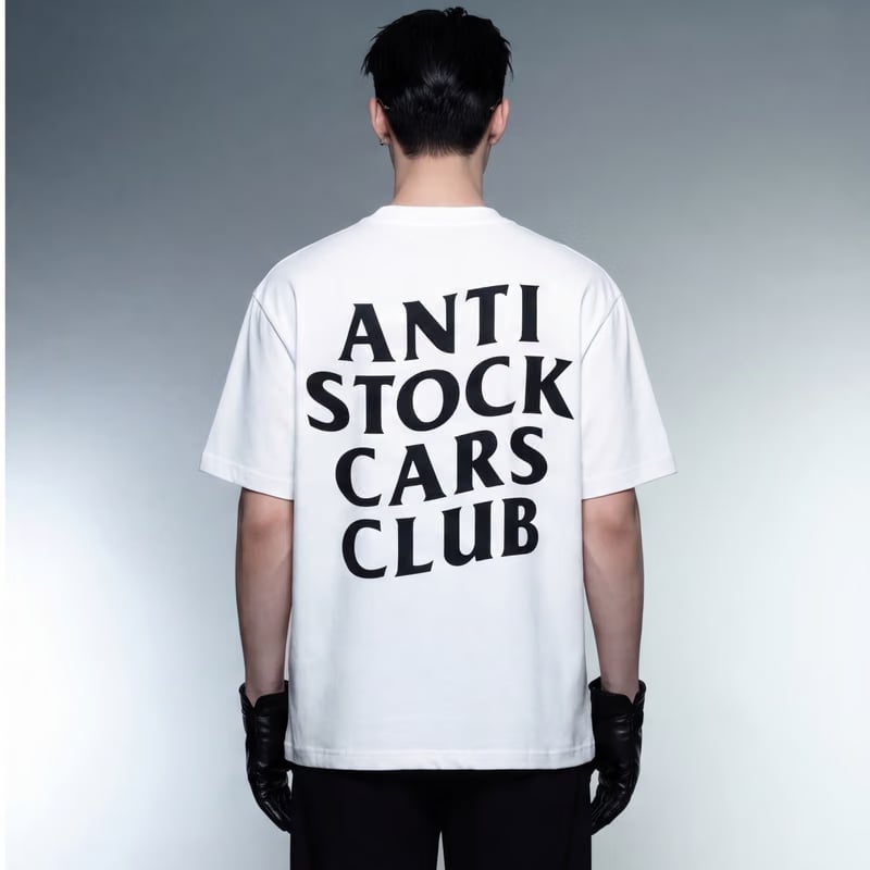 Anti Stock Cars Club White T-Shirt