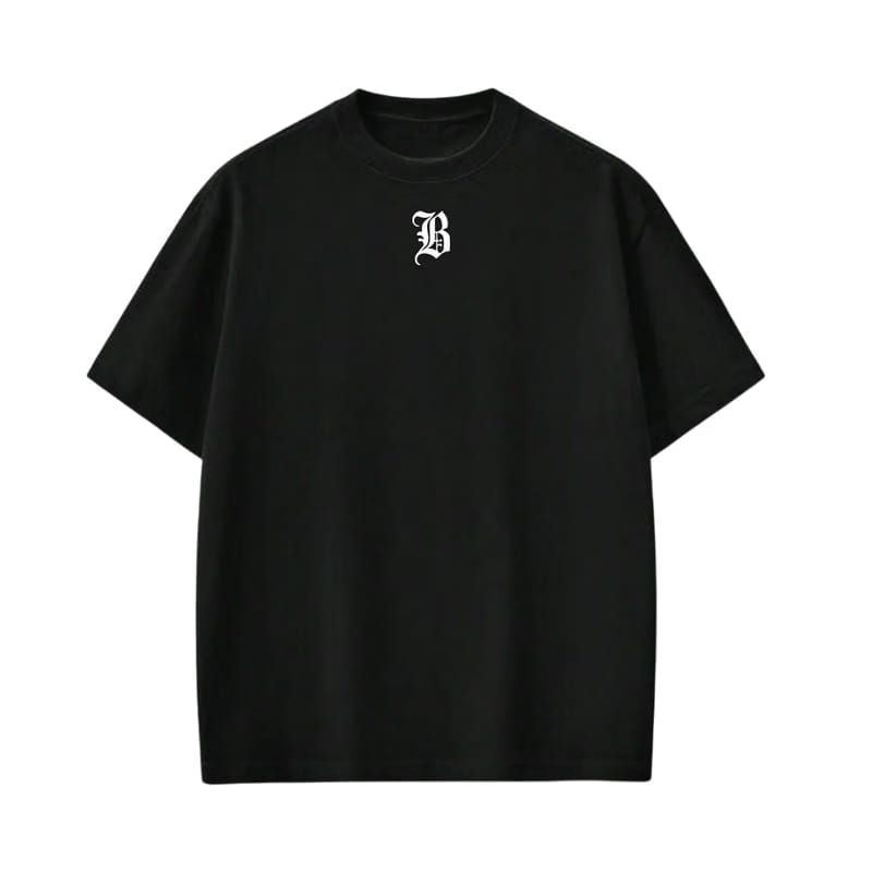 Blacklist Essential Cross Desert Sand Black T-Shirt