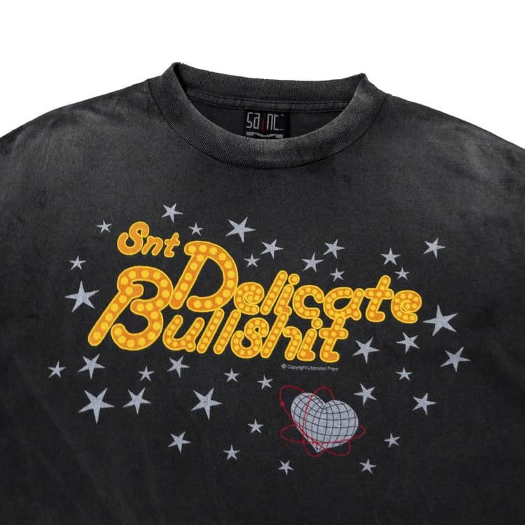 SAINT Mxxxxxx Delicate Bullshit T-Shirt Black