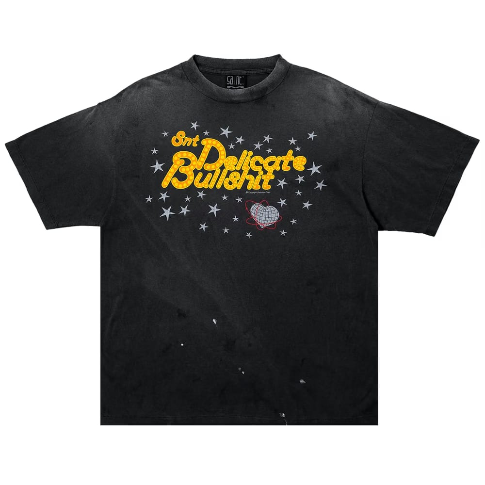 SAINT Mxxxxxx Delicate Bullshit T-Shirt Black